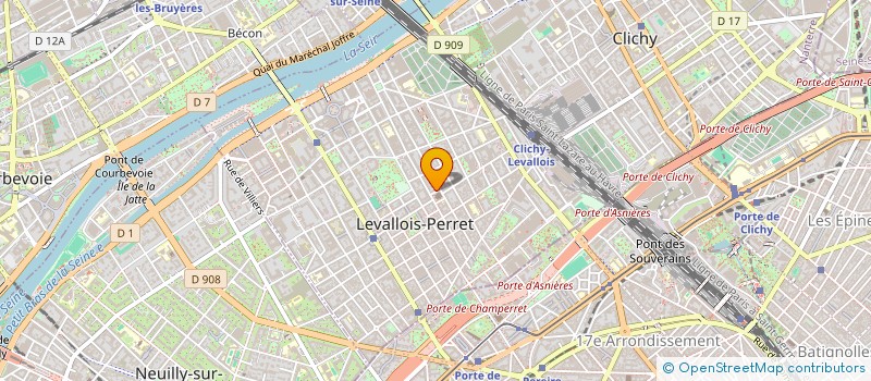 localisation de l'entreprise MADAME CHARLOTTE VESTLUND à LEVALLOIS-PERRET