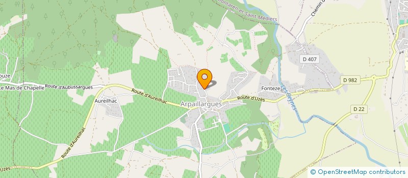 localisation de l'entreprise MADAME CHARLOTTE VEYSSIER  ARPAILLARGUES-ET-AUREILLAC