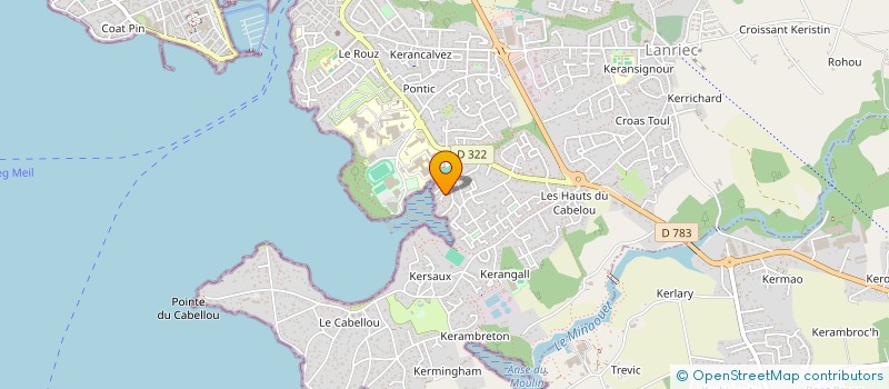 localisation de l'entreprise MADAME CHARLOTTE VIOLLETTE  CONCARNEAU