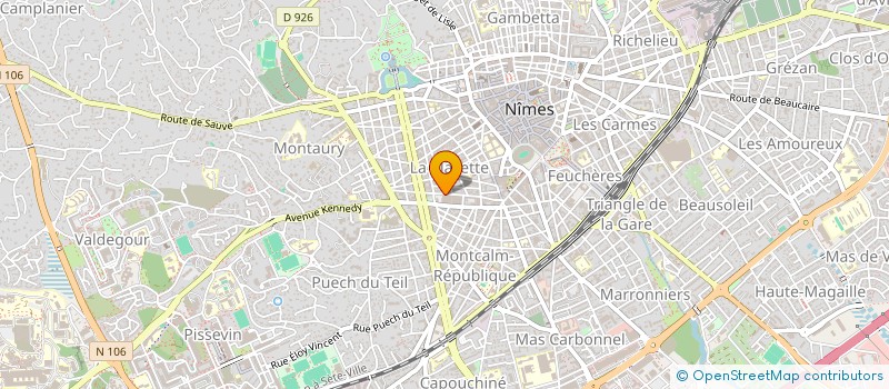 localisation de l'entreprise MADAME CHARLOTTE VOLLE à NIMES
