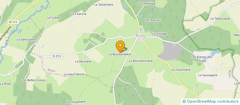 localisation de l'entreprise MADAME CHARLOTTE VON BRUNN à BIZOU