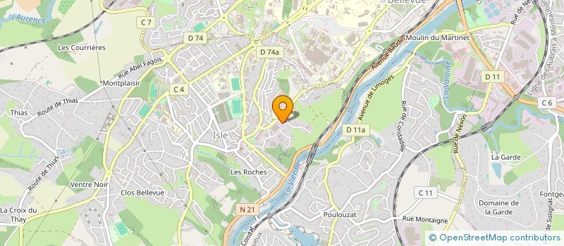 localisation de l'entreprise MADAME CHARLOTTE VOULTOURY  LORMONT