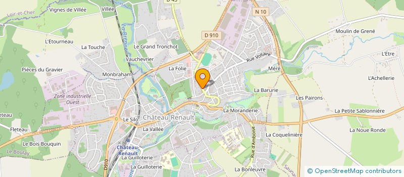 localisation de l'entreprise MADAME CHARLOTTE VOYNNET  ROUZIERS-DE-TOURAINE