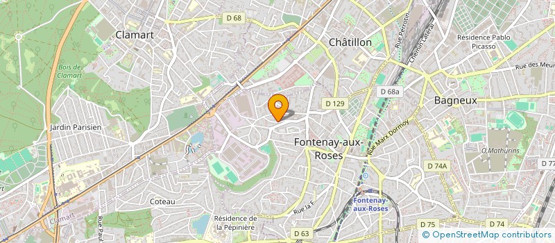 localisation de l'entreprise MADAME CHARLOTTE VUILLAUME à FONTENAY AUX ROSES