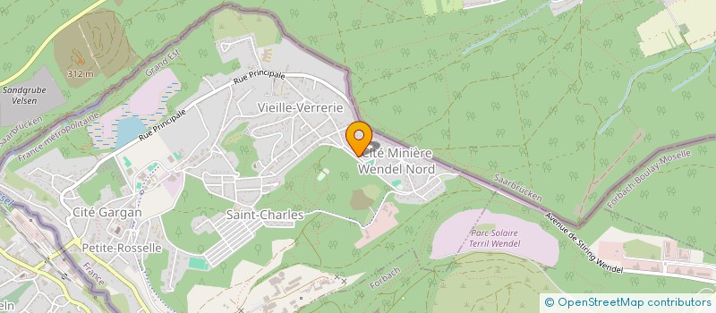 localisation de l'entreprise MADAME CHARLOTTE WAGNER  PETITE-ROSSELLE