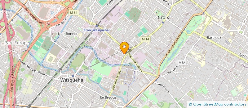 localisation de l'entreprise MADAME CHARLOTTE WAILLY  CROIX