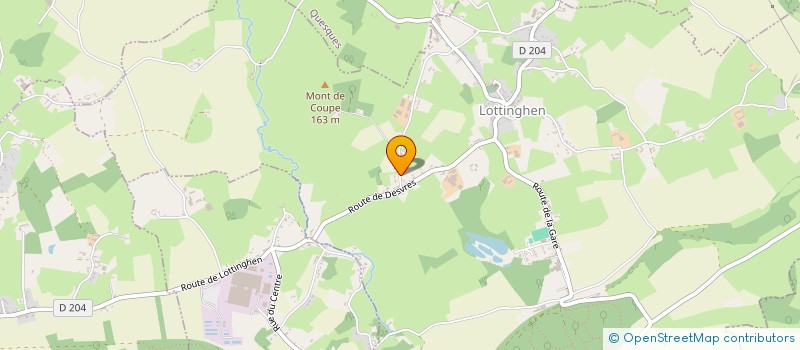 localisation de l'entreprise MADAME CHARLOTTE WALLE  LOTTINGHEN