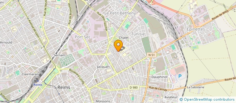 localisation de l'entreprise MADAME CHARLOTTE WALTER  REIMS