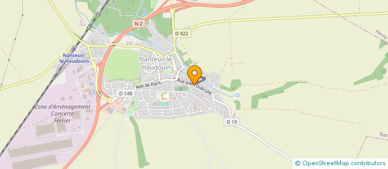 localisation de l'entreprise MADAME CHARLOTTE WAQUET  NANTEUIL-LE-HAUDOUIN