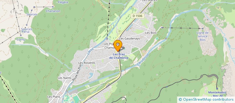localisation de l'entreprise MADAME CHARLOTTE WATKINS à CHAMONIX-MONT-BLANC
