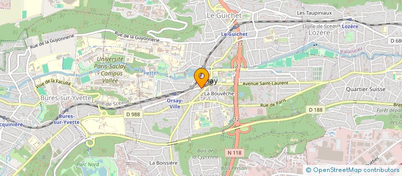 localisation de l'entreprise MADAME CHARLOTTE ZERDOUN à ORSAY