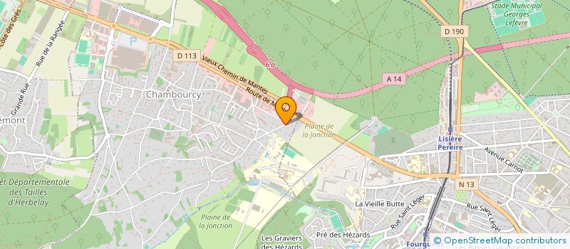 localisation de l'entreprise MADAME CHARLY GABARES  CHAMBOURCY