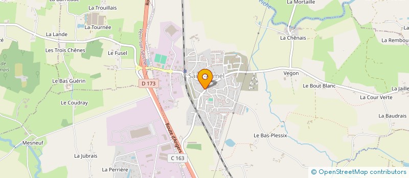 localisation de l'entreprise MADAME CHARLYNE BESNARD  SAINT-ARMEL