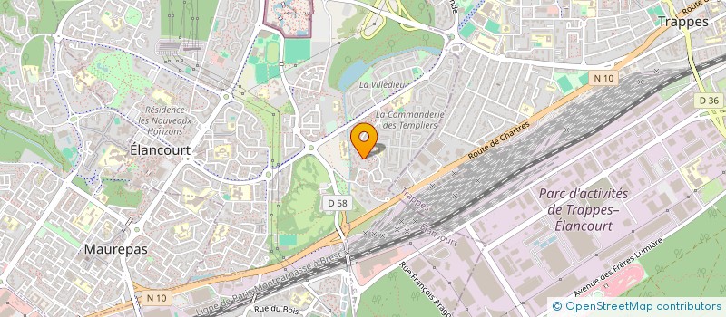 localisation de l'entreprise MADAME CHARLYNE BRIGNOLI  ELANCOURT