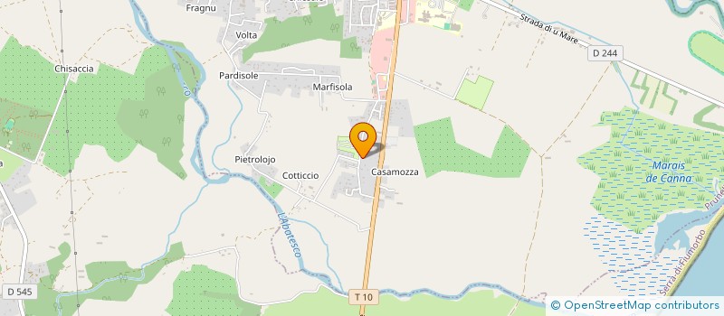 localisation de l'entreprise MADAME CHARLYNE CALLEDE  PRUNELLI-DI-FIUMORBO