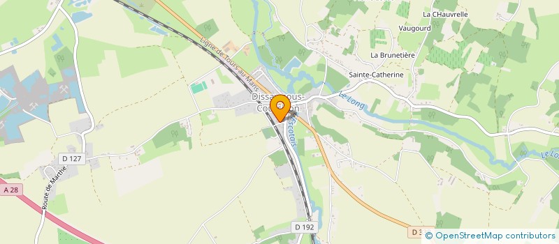 localisation de l'entreprise MADAME CHARLYNE COLAS  DISSAY-SOUS-COURCILLON