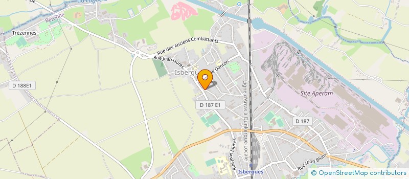 localisation de l'entreprise MADAME CHARLYNE COOPMAN  ISBERGUES