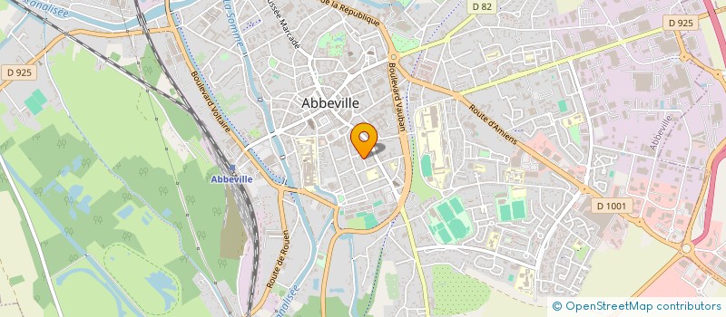 localisation de l'entreprise MADAME CHARLYNE DA SILVA à ABBEVILLE