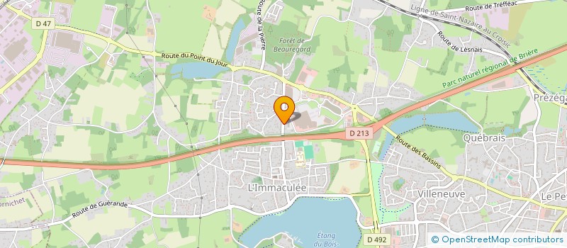 localisation de l'entreprise MADAME CHARLYNE FOUCHE  SAINT-NAZAIRE