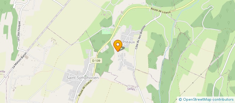 localisation de l'entreprise MADAME CHARLYNE GUILLIEN  LES PREAUX