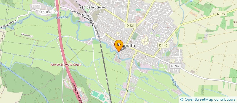 localisation de l'entreprise MADAME CHARLYNE JUNG  BRUMATH