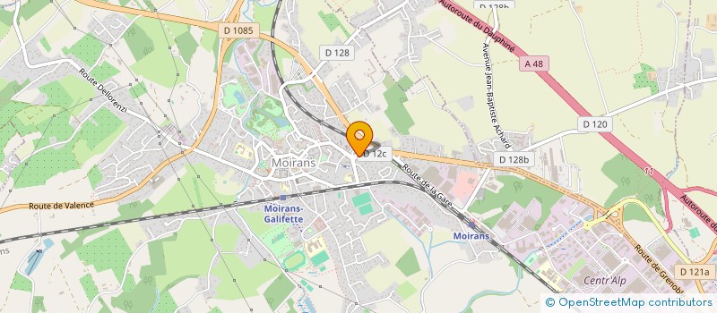 localisation de l'entreprise MADAME CHARLYNE KHELAIFIA  MOIRANS