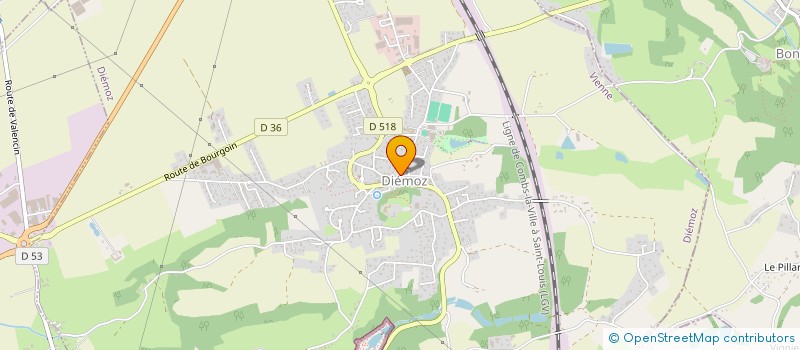 localisation de l'entreprise MADAME CHARLYNE REBAHI-BRACHON  DIEMOZ