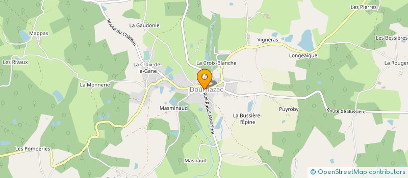 localisation de l'entreprise MADAME CHARLYNE ROUSSELOT à DOURNAZAC