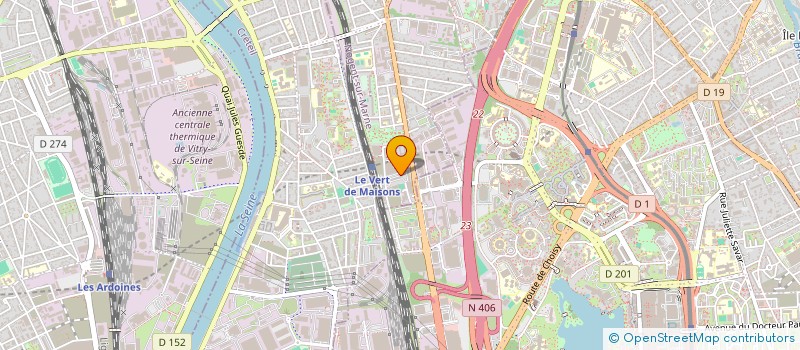 localisation de l'entreprise MADAME CHARLYNE VESPASIEN  MAISONS-ALFORT