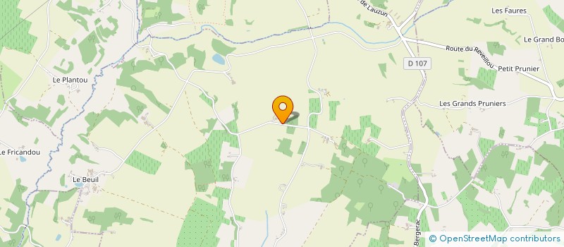 localisation de l'entreprise MADAME CHARMAINE WALKER  RAZAC-D EYMET