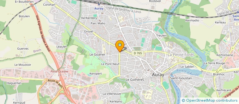 localisation de l'entreprise MADAME CHAROTTE FETAT à AURAY