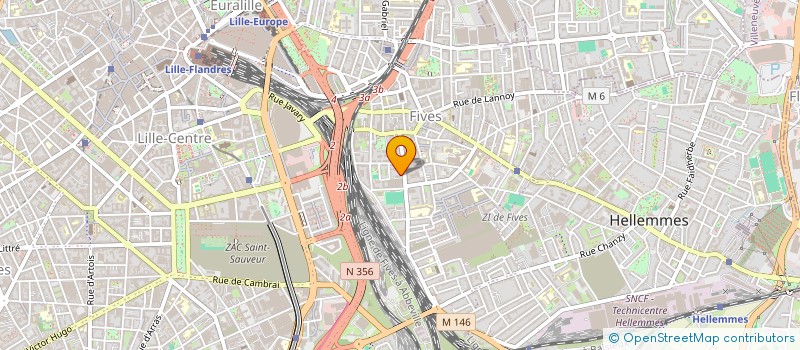 localisation de l'entreprise MADAME CHAROUFA-DJOMA MANZIBAHI  LILLE