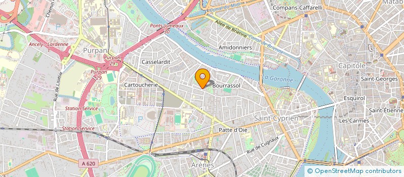 localisation de l'entreprise MADAME CHATELET AURORE  TOULOUSE