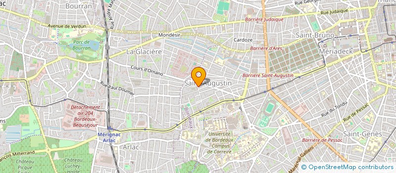 localisation de l'entreprise MADAME CHAU HA HOANG  BORDEAUX