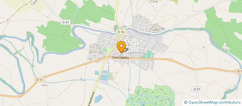 localisation de l'entreprise MADAME CHAVERNAC GUIRAUD à CAPESTANG