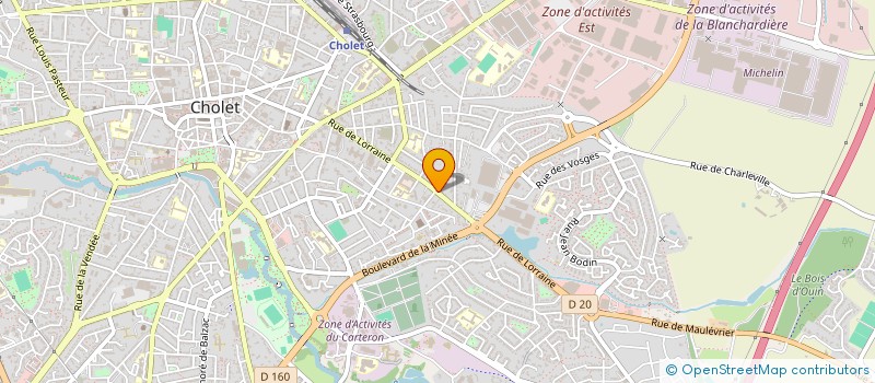 localisation de l'entreprise MADAME CHAYE ABOUA à CHOLET