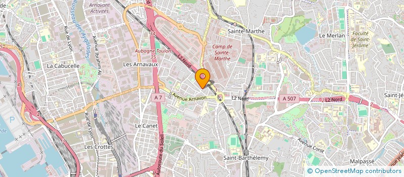 localisation de l'entreprise MADAME CHAYMA ABASSI  MARSEILLE