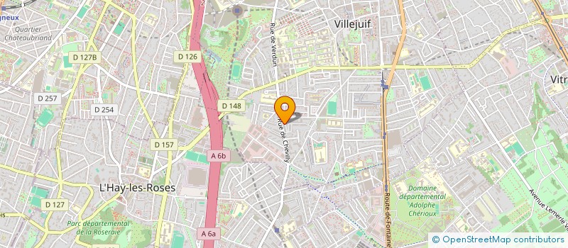 localisation de l'entreprise MADAME CHAYMA BOUZAIANE  VILLEJUIF