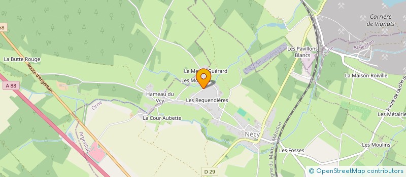 localisation de l'entreprise MADAME CHAYMA CHAMRANI  ARGENTAN
