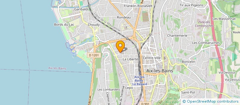 localisation de l'entreprise MADAME CHAYMA CHOUAYH à AIX-LES-BAINS