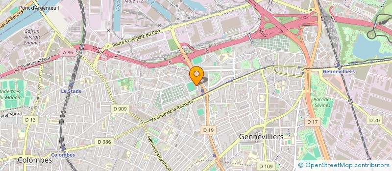 localisation de l'entreprise MADAME CHAYMAA GUITAOUI  ASNIERES-SUR-SEINE