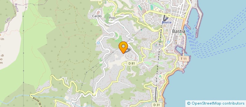 localisation de l'entreprise MADAME CHAYMAE AZZOUZI  BASTIA