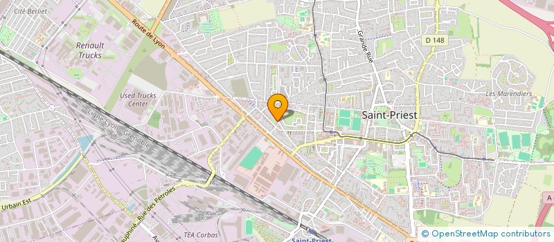 localisation de l'entreprise MADAME CHAYMAE MHAL  SAINT-PRIEST