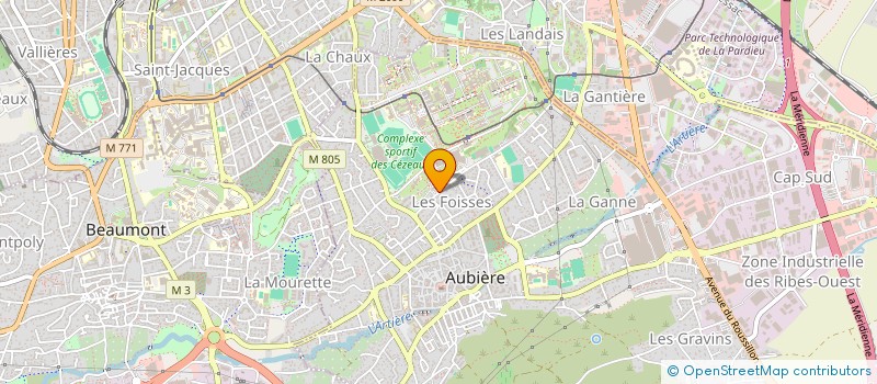 localisation de l'entreprise MADAME CHAYMAE MIMOUNI à AUBIERE