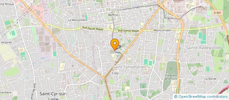 localisation de l'entreprise MADAME CHAYMAE REJOUANI  TOURS