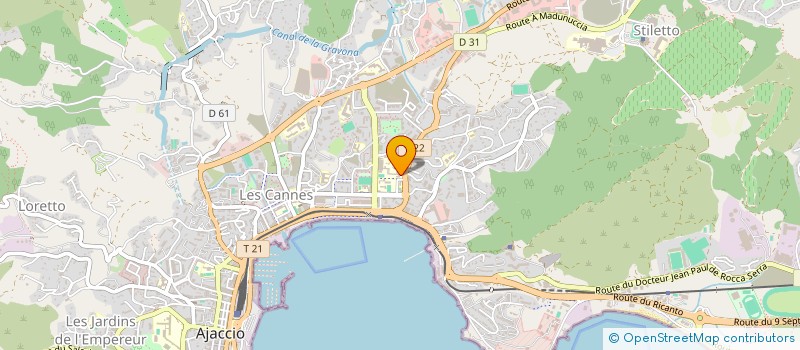 localisation de l'entreprise MADAME CHAYMAE TAHIRI à AJACCIO