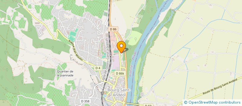 localisation de l'entreprise MADAME CHAYMAE ZEROUALI MAZGOUT à BOURG-SAINT-ANDEOL