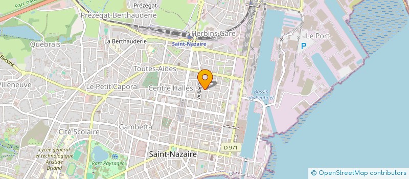 localisation de l'entreprise MADAME CHAZA KAZARA  SAINT-NAZAIRE