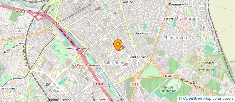 localisation de l'entreprise MADAME CHECHEN SHANG à REIMS