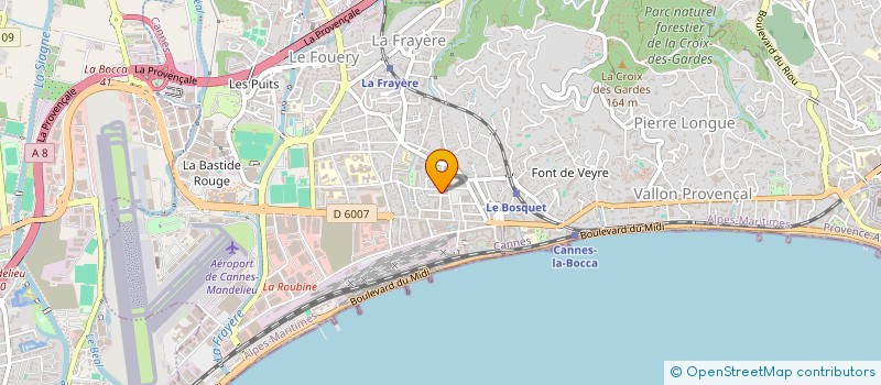 localisation de l'entreprise MADAME CHEDLIA BRIKI à CANNES